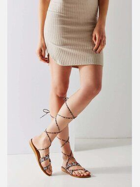 Jeffrey Campbell Vista Gladiator Sandal Size 7 Women New Urban Outfitters